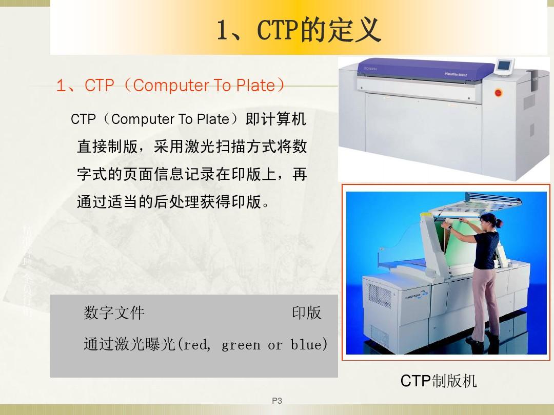 CTP深度操作排版技术