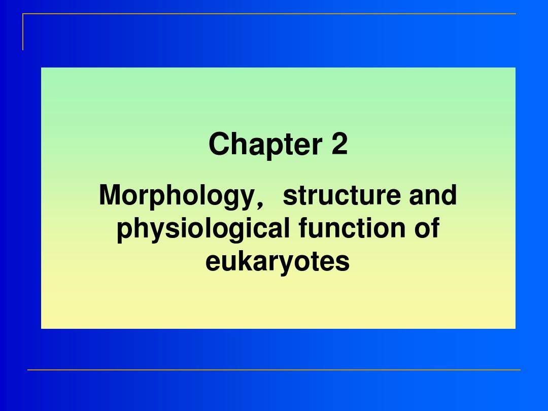 第二章真核微生物的形态,结构和功能95