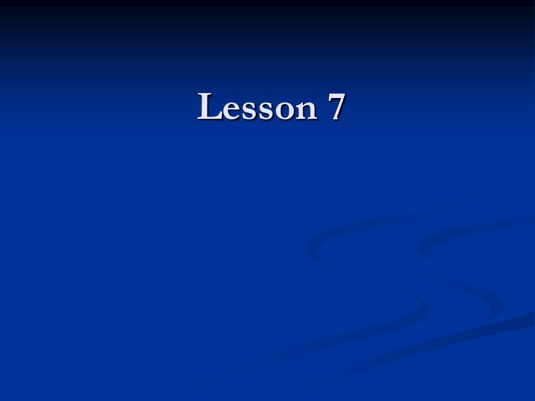(完整版)新概念英语第一册第七课