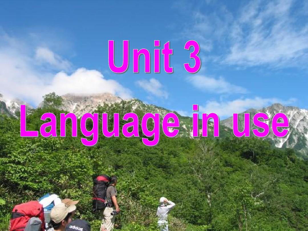 Module 10 Unit 3 Language in use 课件2(外研版八年级上)