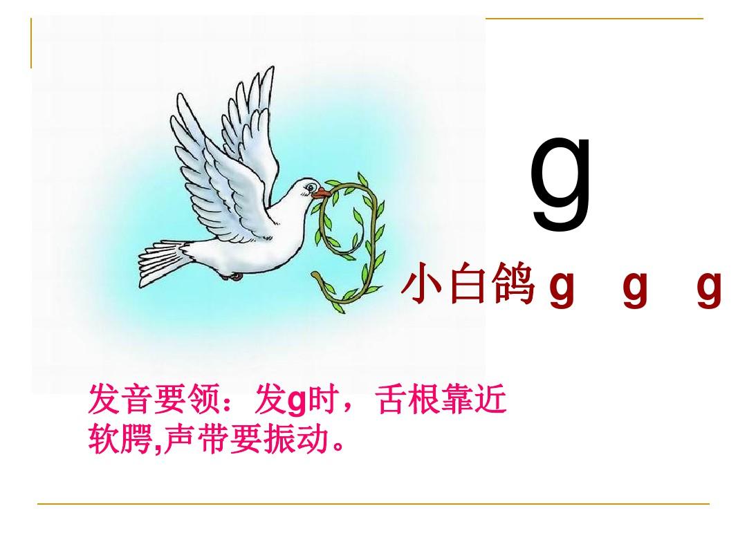 人教版最新小学语文一年级汉语拼音gkh课件讲课讲稿