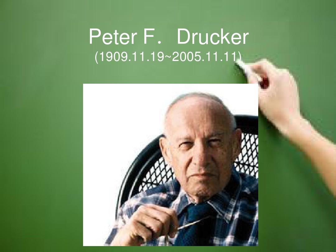 Peter F.Drucker