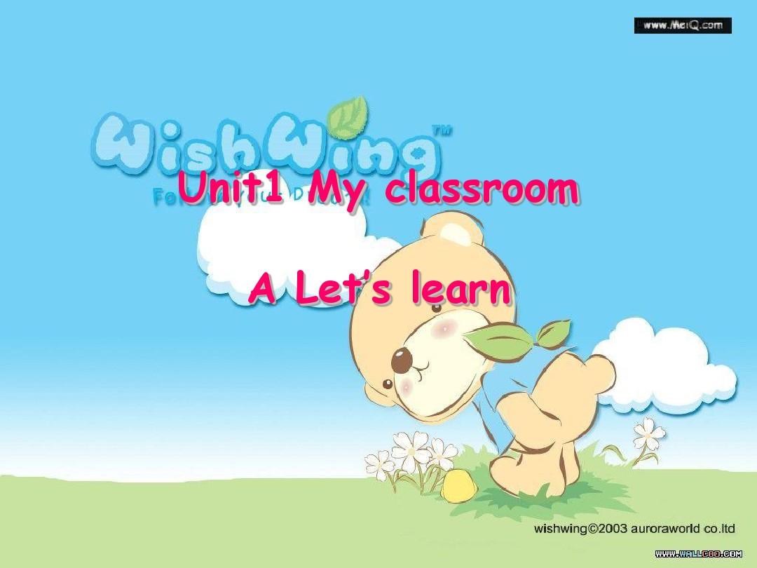 新版PEP小学四年级上册Unit1 my classroomALet's learn