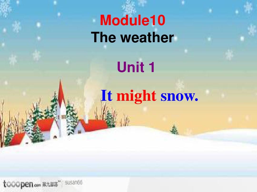 2013外研版英语八年级上册Module10 Unit1