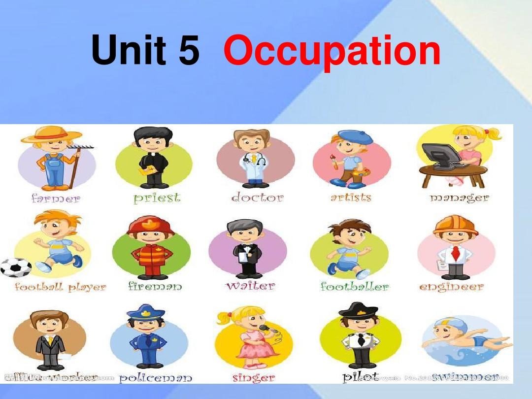 2016春六年级英语下册 Unit 5《Occupation》(Part A)课件2 (新版)闽教版