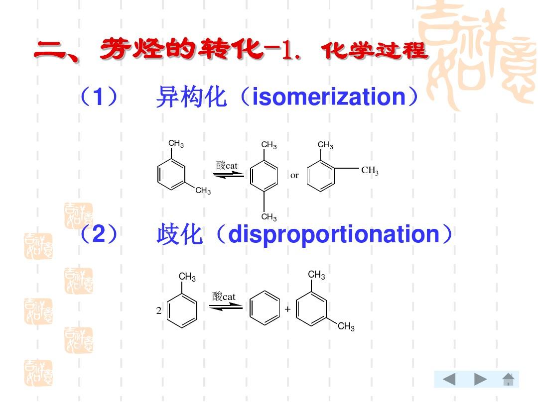 第三章  芳烃转化过程