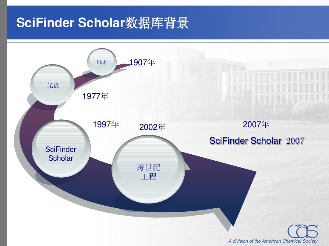 SciFinder+Scholar使用教程