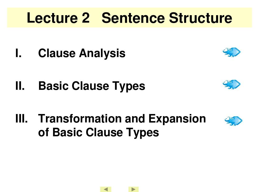 02 Sentence Structure