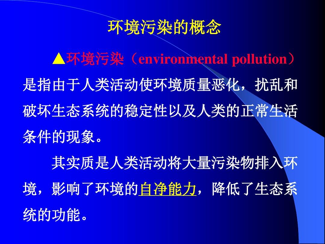 环境污染PPT课件