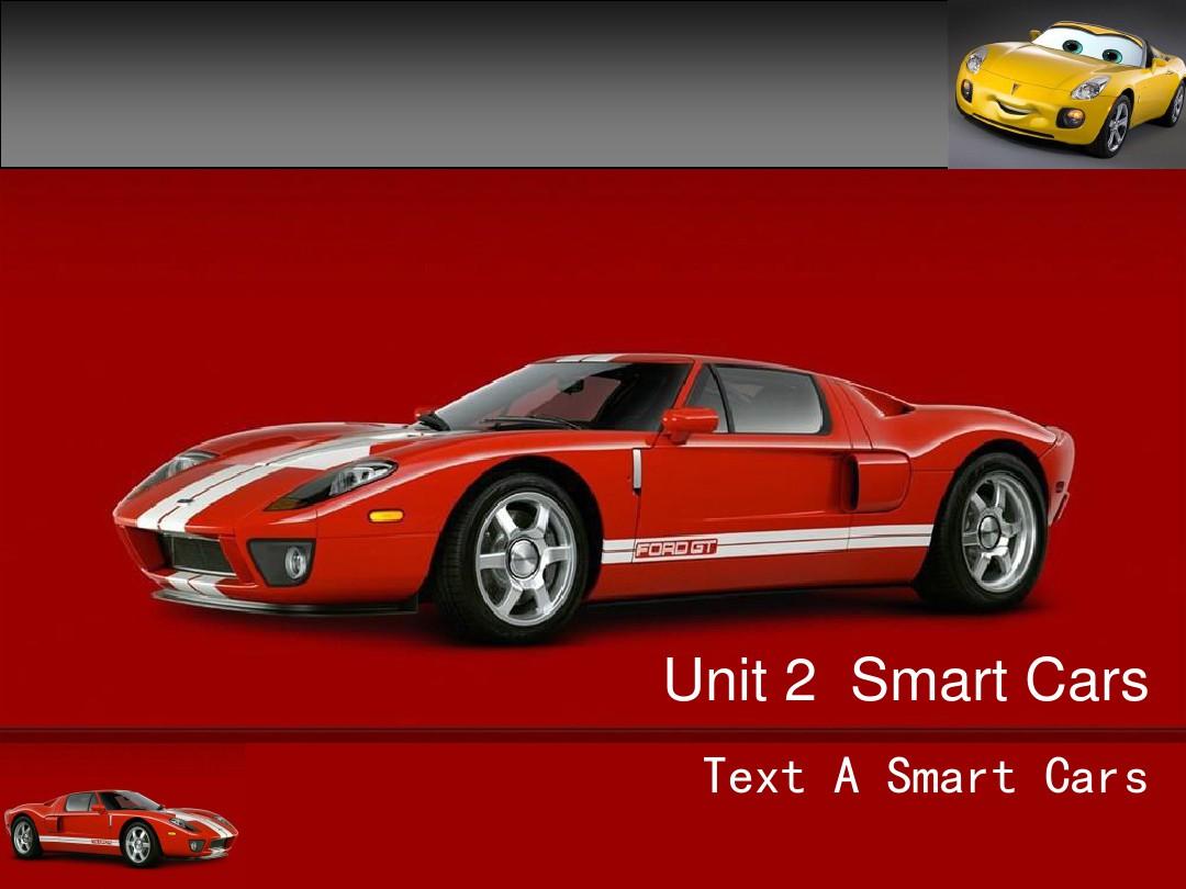 Unit 2  Smart Cars