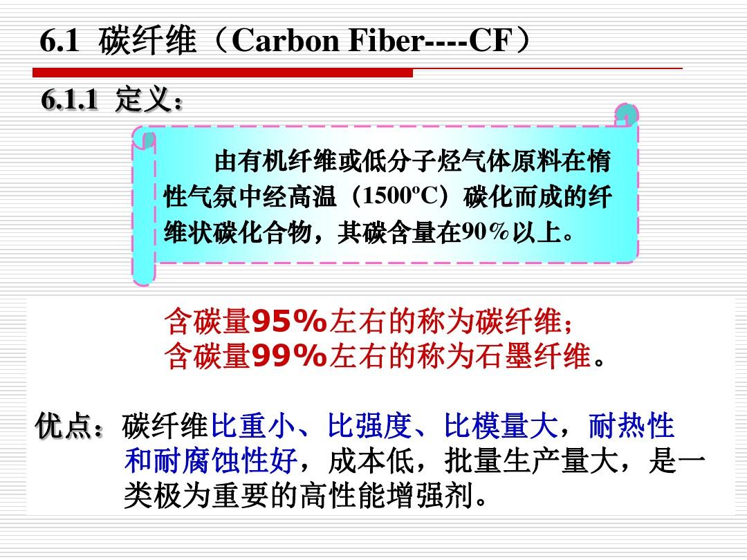 6. 碳纤维及其复合材料