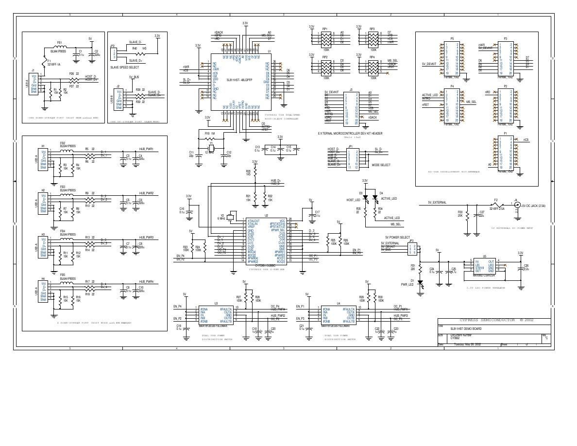 SL811HS开发板原理图