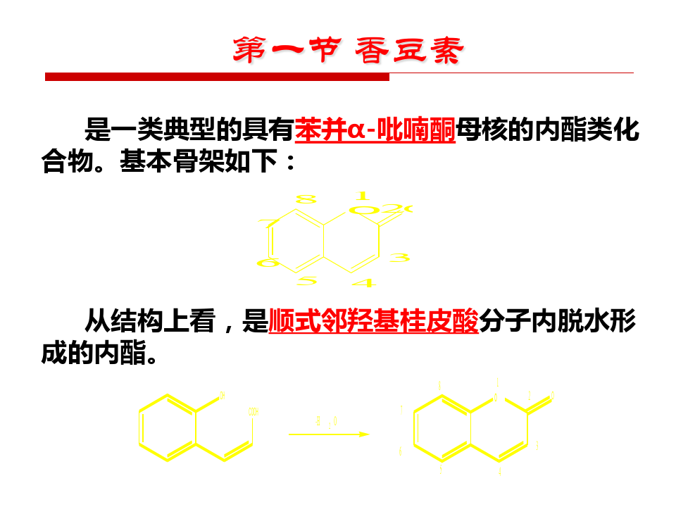 天然药物化学第四章香豆素与木脂素类精品PPT课件