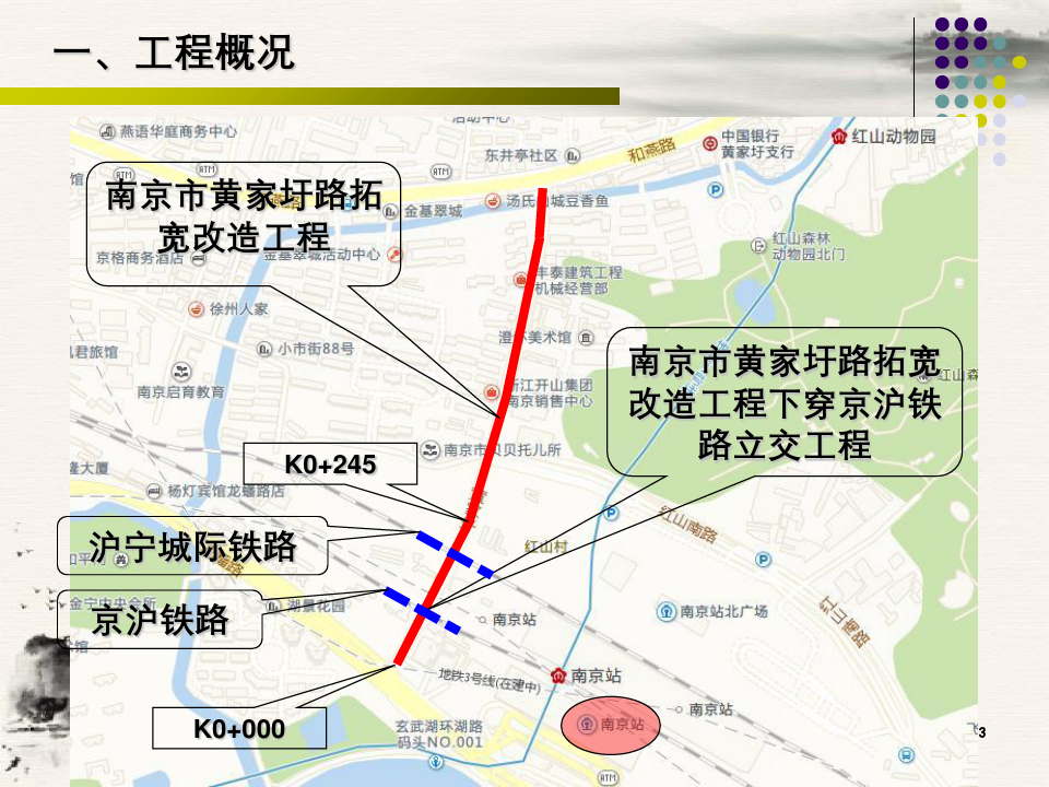 南京市黄家圩路拓宽改造工程下穿京沪铁路立交桥工程施工方案汇报