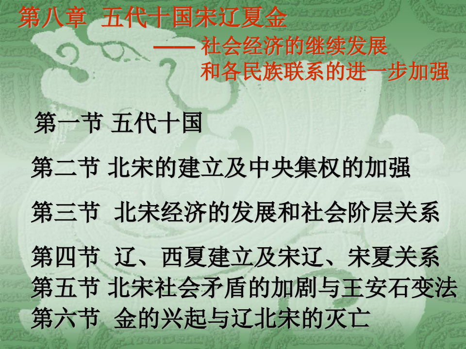 中国古代史经典第14节——南宋PPT课件