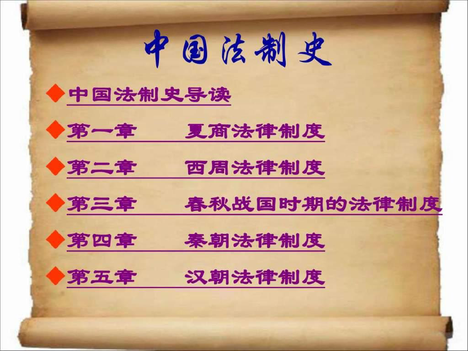 中国法制史课件完整版