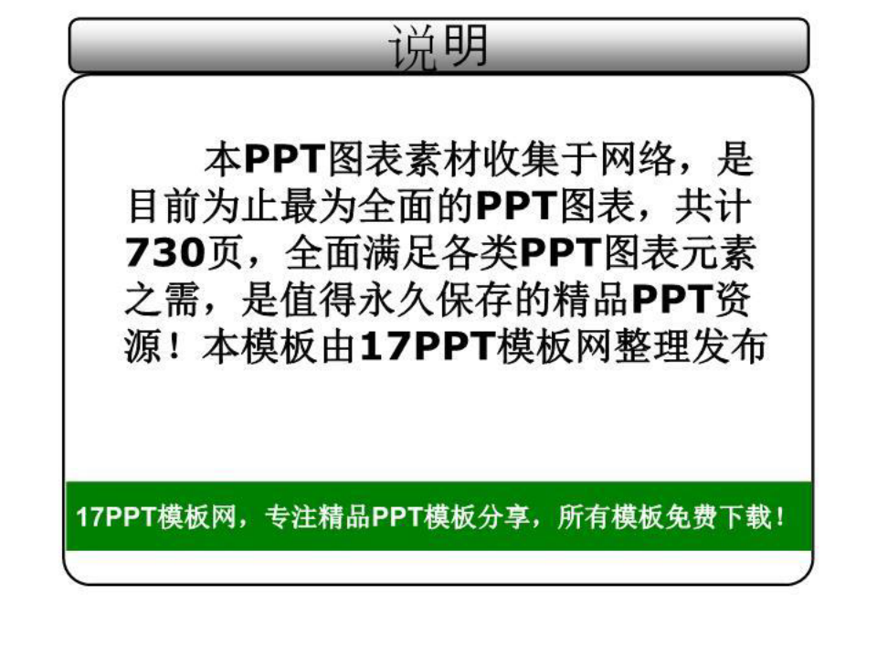 【极品PPT模板】史上最全(730页)的PPT模板图表素材集合共170页