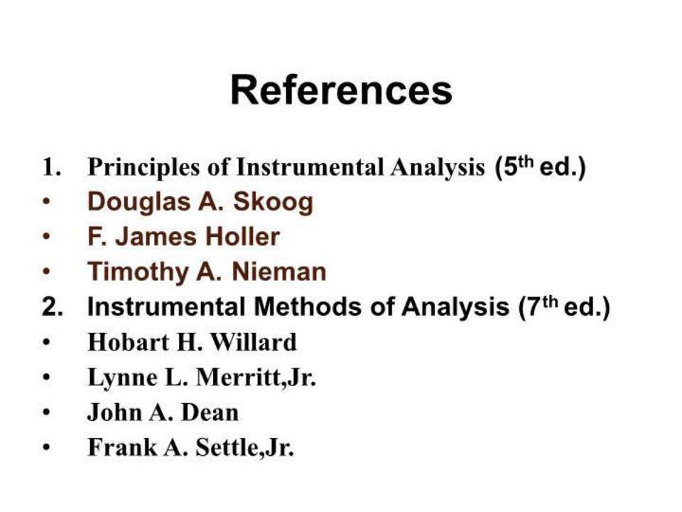 Instrumental Analysis仪器分析.ppt