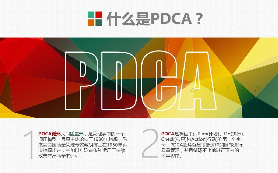 PDCA循环图PPT
