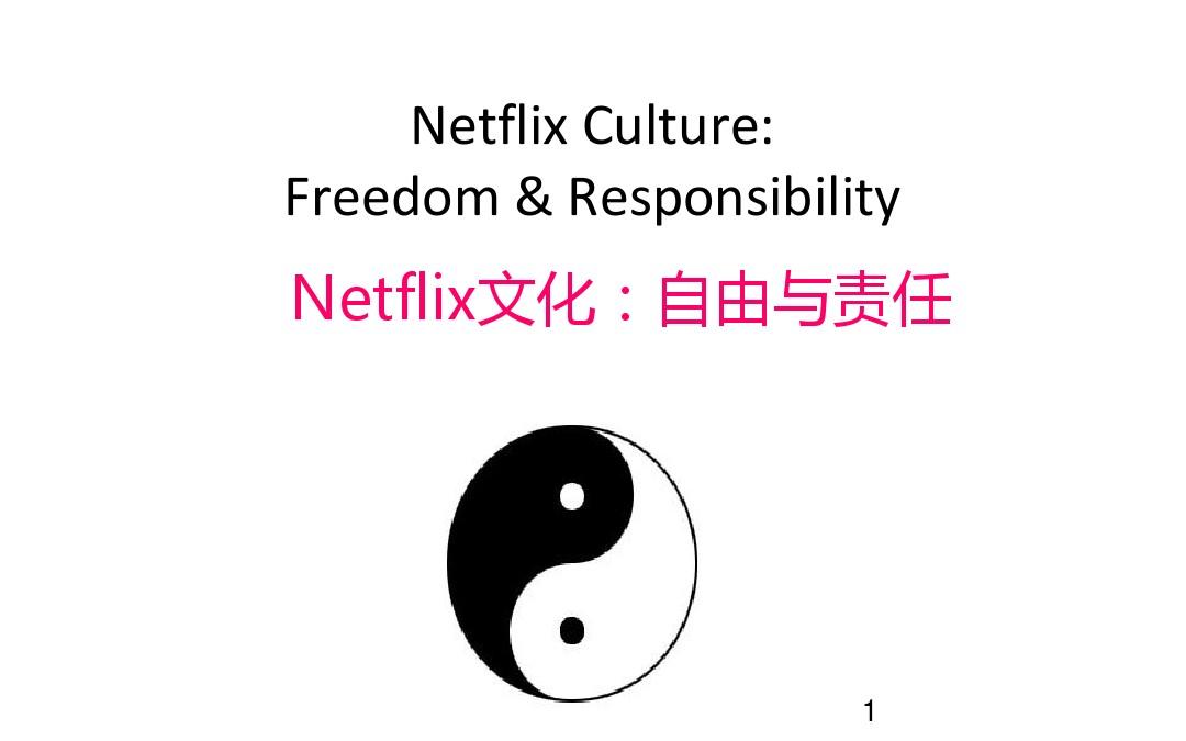 Netflix的文化——自由与责任(中文修订版).