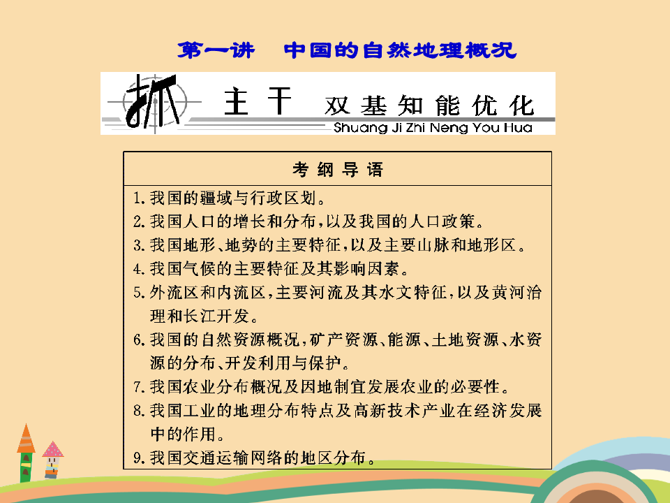 高三地理中国的自然地理概况复习PPT教学课件