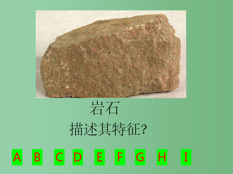 七年级科学上册 第三章 第3节 组成地壳的岩石课件 浙教版
