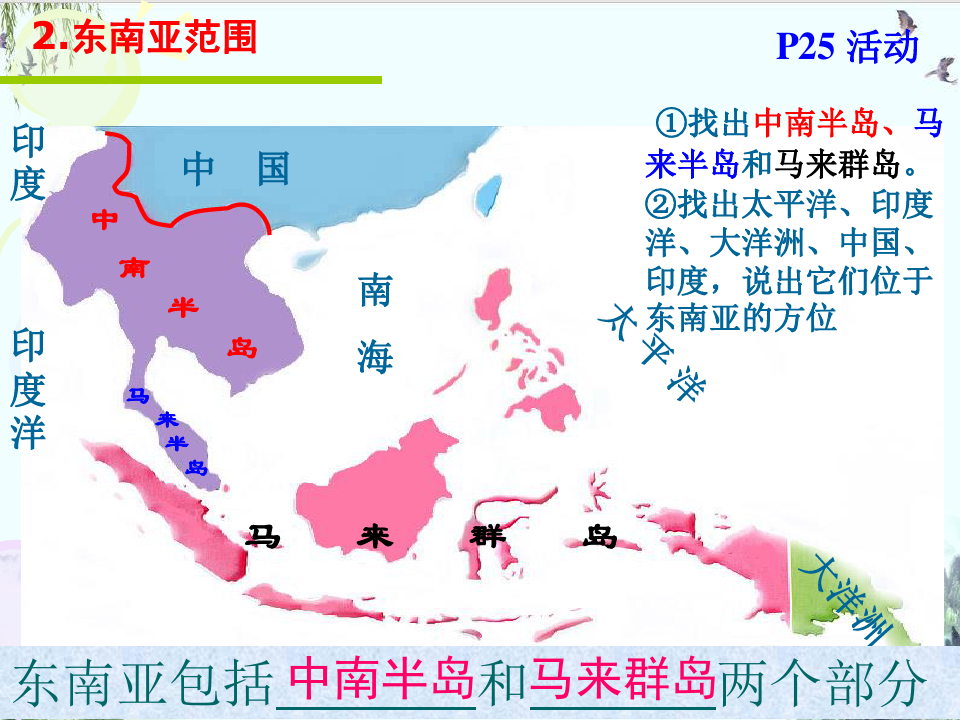 人教版七年级地理下册东南亚PPT