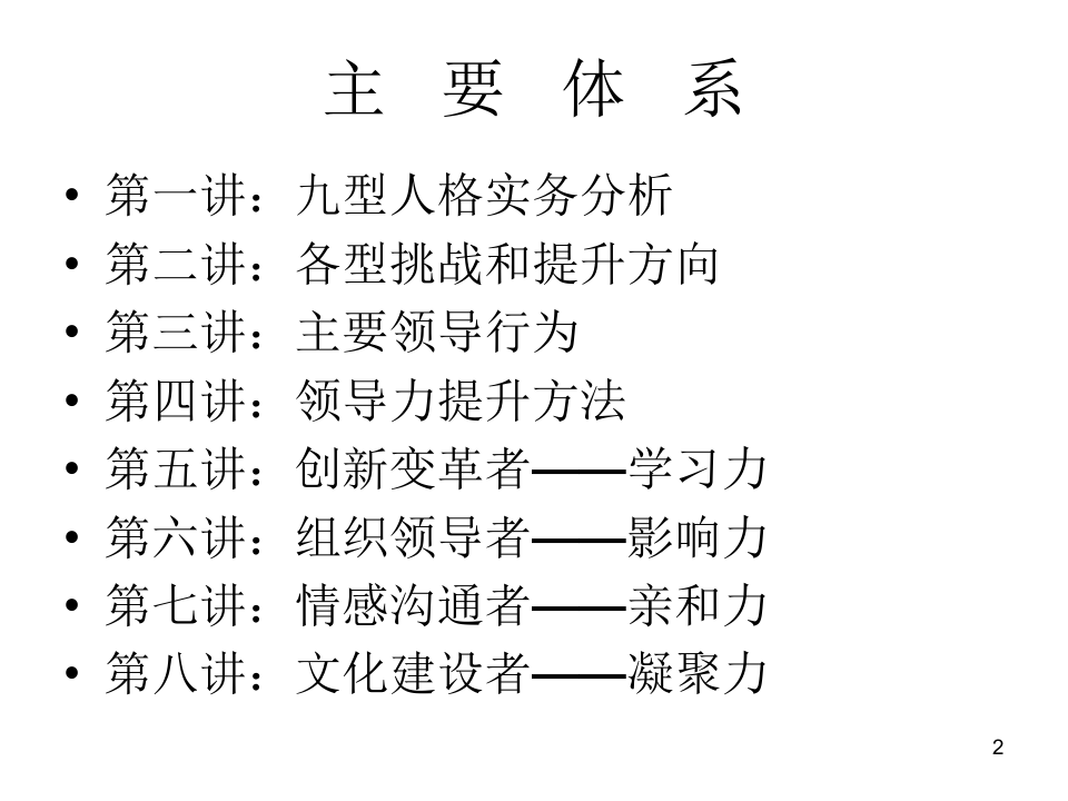 九型人格与领导力学员讲义稿(刘田)1210精品PPT课件
