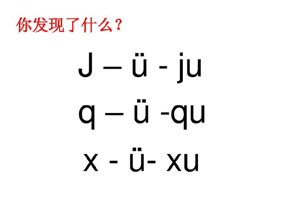 人教版小学语文一年级上册汉语拼音《jqx》(2)