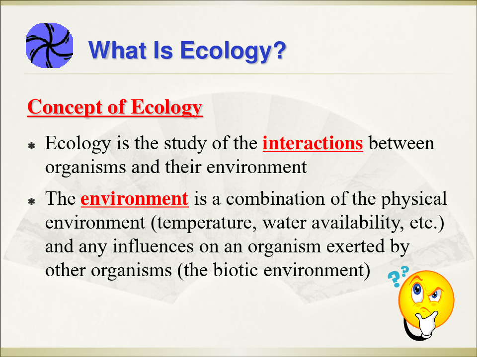 Environmental Ecology-1-2环境生态学课件