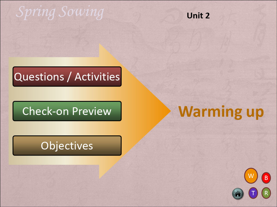 精读4Unit2-SpringSowing配套ppt课件