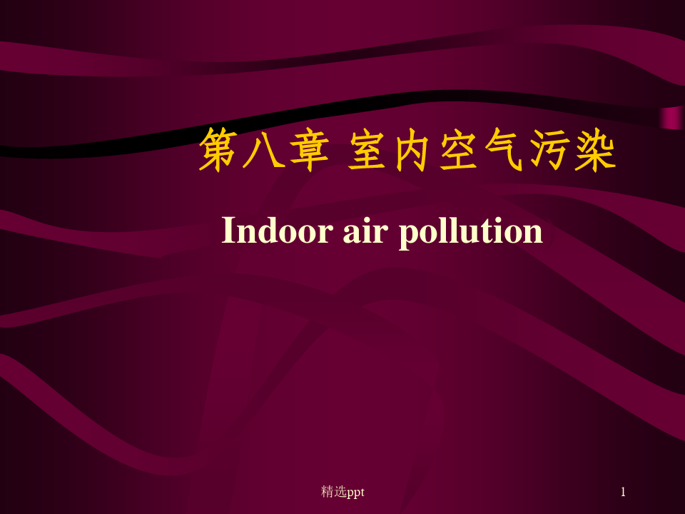 室内空气污染PPT课件