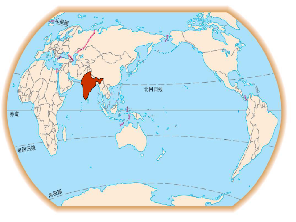人教版地理七年级下册地理印度