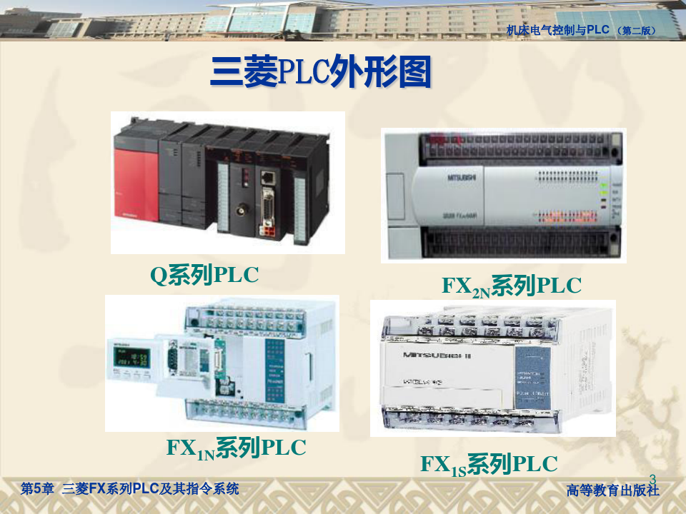 机床电气控制与plc电子教案第章  三菱FX系列PLC及其指令系统PPT课件