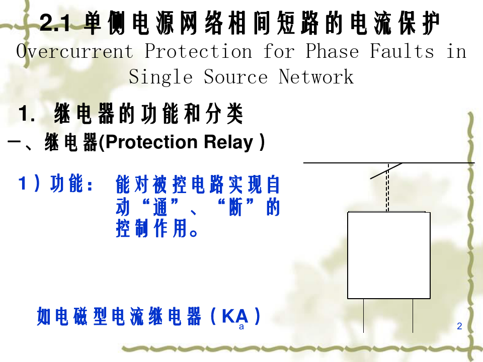 继电保护第2章电网的电流保护