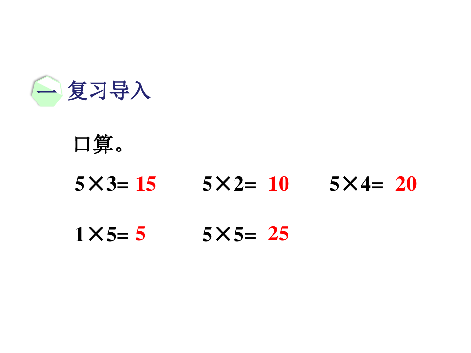 人教版二年级上册数学课件-4.22~6的乘法口诀第2课时2、3的乘法口诀(共14张PPT)