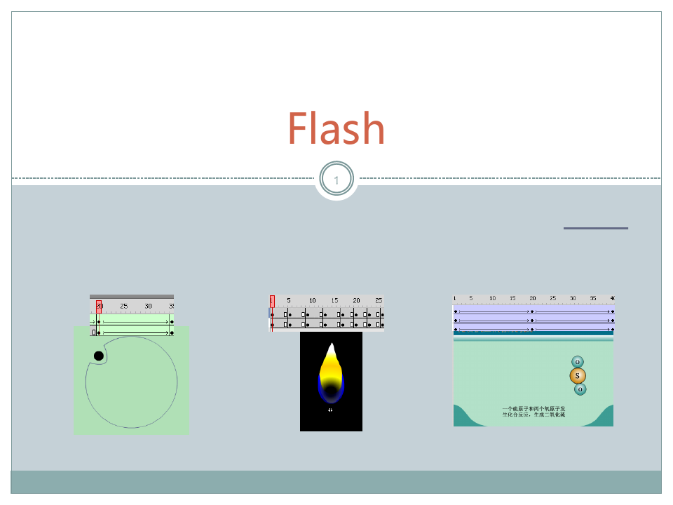 Flash中 简单的动画制作介绍(超给力)PPT课件