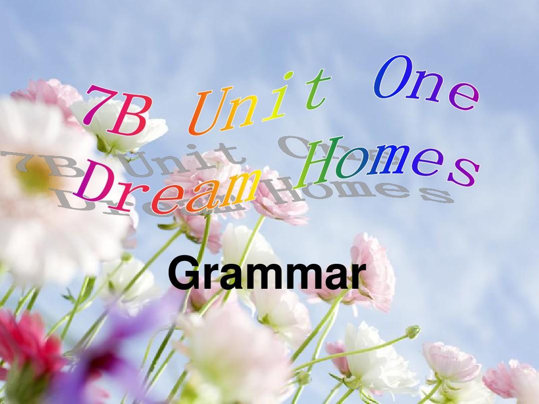 新教材7B Unit 1 Grammar