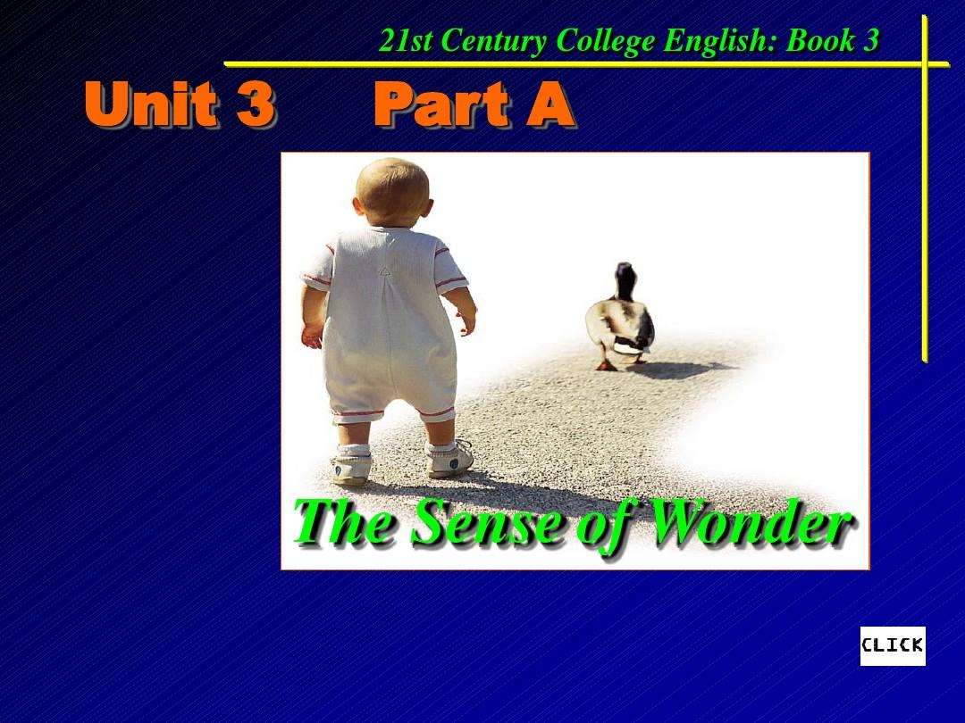 21世纪大学英语三课件Unit3-A