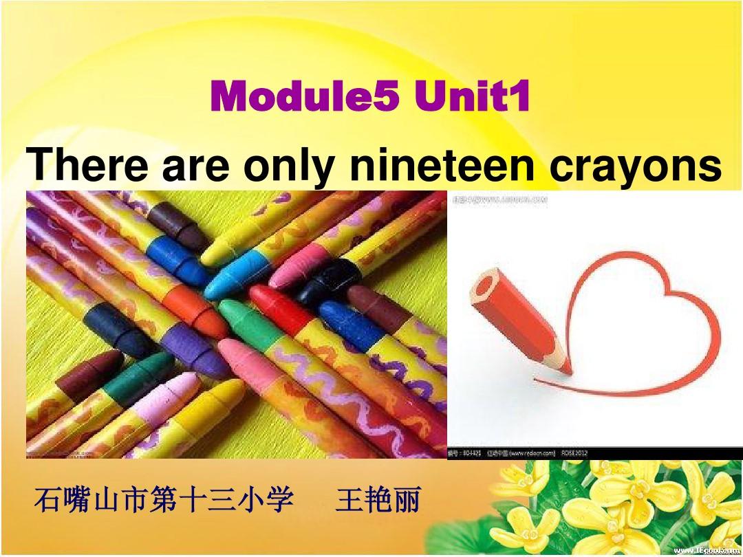 外研版小学英语5年级上M5Unit1There_are_only_nineteen_crayons