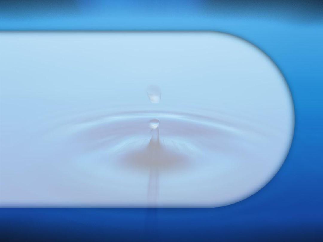 PPT模板——蓝色水滴主题