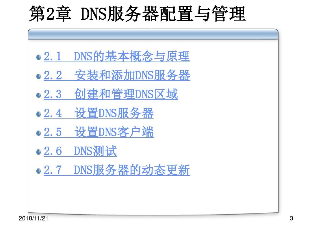详细设置DNS服务器配置和管理