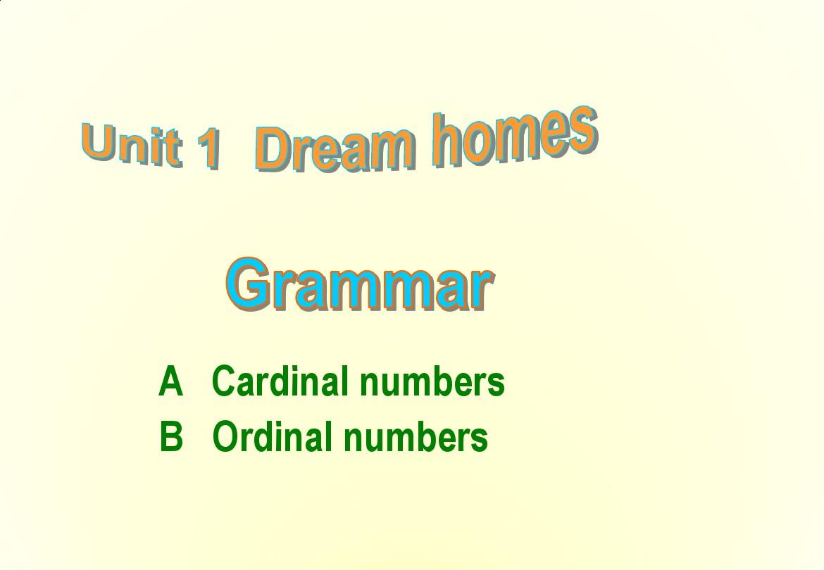 最新初中七年级【牛津译林版】英语七年级下：Unit1 Dream homes Grammar配套课件精品课件