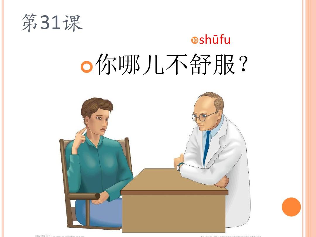跟我学汉语  31  你哪儿不舒服