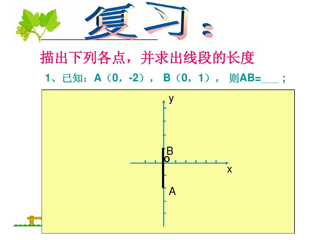 7.2 坐标方法的简单应用 课件10(数学人教版七年级下册)