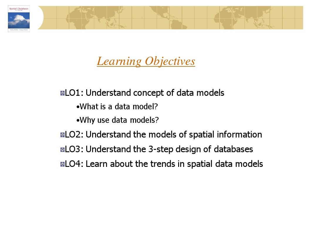 wyl-Chapter 2. Spatial Concepts and Data Models