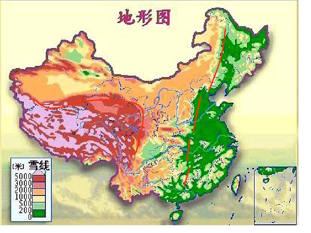 中国地形与气候