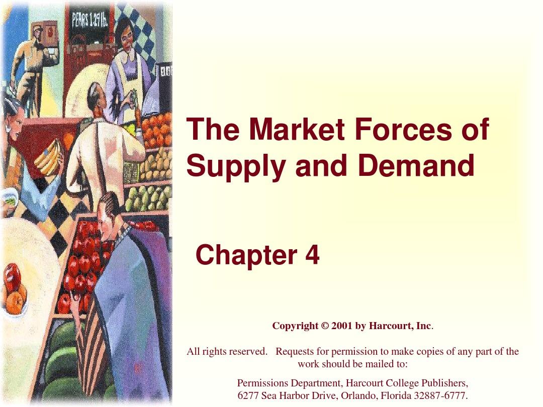 曼昆哈佛大学经济学原理课件第四章