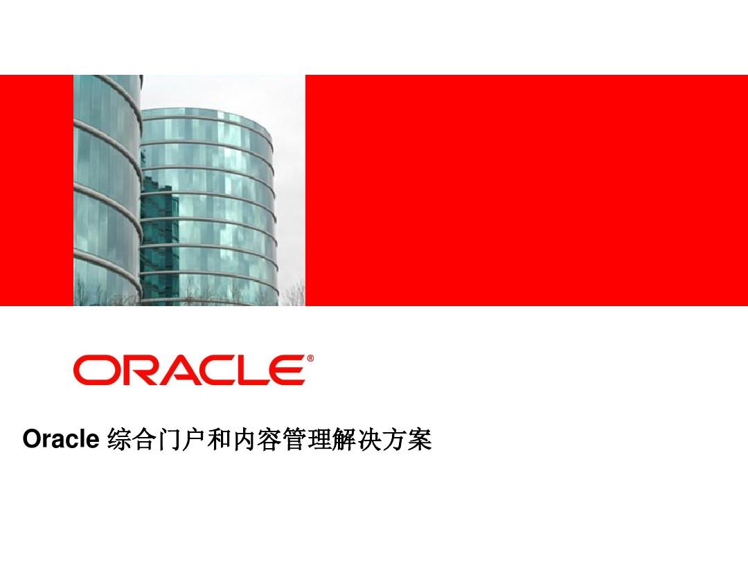 Oracle E20解决方案