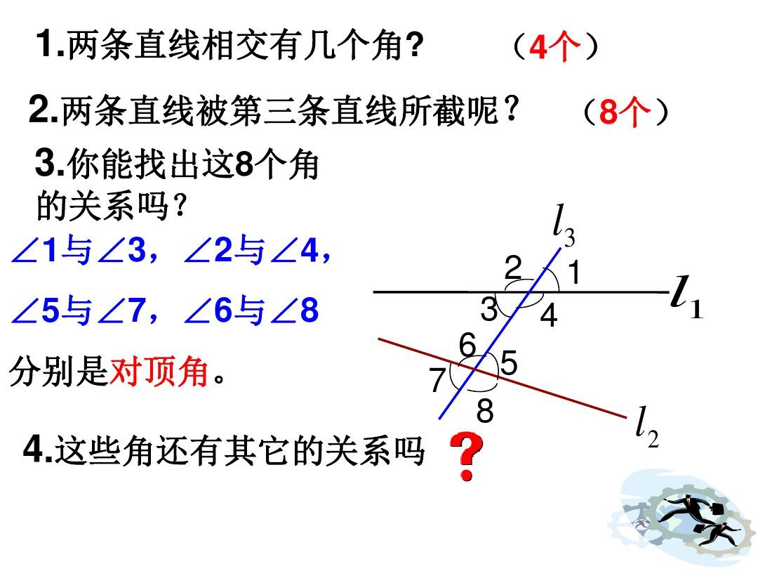 人教版七年级数学下册课件：5.1.3同位角 内错角 同旁内角(共22张PPT)
